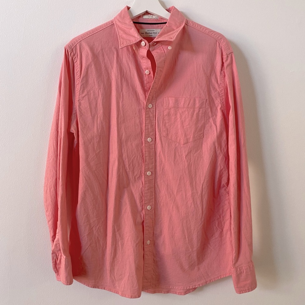 HAWKER RYE - Pink Modern Stretch Oxford